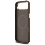 Case Guess 4G Triangle Logo MagSafe for iPhone Air brown gold - imagine 7