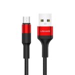 USAMS Braided U5 2A Micro USB Cable red 1.2m SJ224USB02 (US-SJ224)