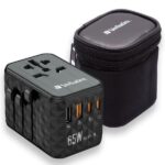 Verbatim Travel Adapter EU/UK/US GaN 2xUSB-A/2xUSB-C PD 65W UTA-05 black 32120 - imagine 3