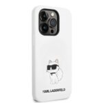 Karl Lagerfeld KLHCP14XSNCHBCH iPhone 14 Pro Max 6,7" hardcase white Silicone Choupette - imagine 4