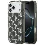 Karl Lagerfeld IML KL Monogram MagSafe Case for iPhone 17 Pro Max Black