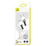 USAMS U52 Lightning 2A Fast Charge Cable 1m white SJ434USB01 (US-SJ434)