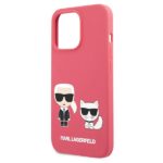 Karl Lagerfeld KLHCP13XSSKCP iPhone 13 Pro Max 6,7" hardcase pink Silicone Karl & Choupette - imagine 6