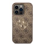 Guess GUHCP15X4GMGBR iPhone 15 Pro Max 6.7" brown hardcase 4G Big Metal Logo - imagine 3