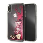 Guess GUOHCI61GLHFLRA iPhone Xr raspberry hardcase Glitter Charms