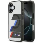 BMW M IML Metal Buttons Tricolor Lines MagSafe Case for iPhone 17 Anthracite