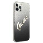 Guess GUHCP12MPCUGLSBK iPhone 12/12 Pro 6,1" black hardcase Glitter Gradient Script - imagine 4