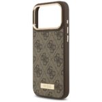Guess 4G Logo Plate MagSafe Case for iPhone 17 Pro Max Brown - imagine 6