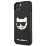 Karl Lagerfeld KLHCP13SCH3DBK 13 mini 5,4" black hardcase 3D Rubber Choupette - imagine 2