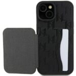 Karl Lagerfeld KLHCP15SSAKKNSCK iPhone 15 / 14 / 13 6.1" black hardcase Saffiano Cardslots and - imagine 8