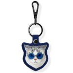 Case locator Nimmy Glasses Cool   Cat blue
