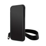 Karl Lagerfeld KLHCN61SAKLMBSK iPhone 11/ Xr  6.1" black hardcase Monogram Losange Saffiano - imagine 5