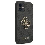 Guess GUHCP12S4GMGGR iPhone 12 mini 5,4" grey hardcase 4G Big Metal Logo - imagine 4