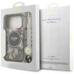 Guess IML Flowers Pearl Strap MagSafe case for iPhone 17 Pro black - imagine 8