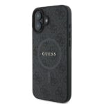 Guess GUHMP16MG4GFRK iPhone 16 Plus 6.7" black hardcase 4G Ring Classic Logo MagSafe - imagine 2