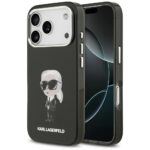 Karl Lagerfeld IML Aquarelle Karl & Logo MagSafe Case for iPhone 17 Pro Black