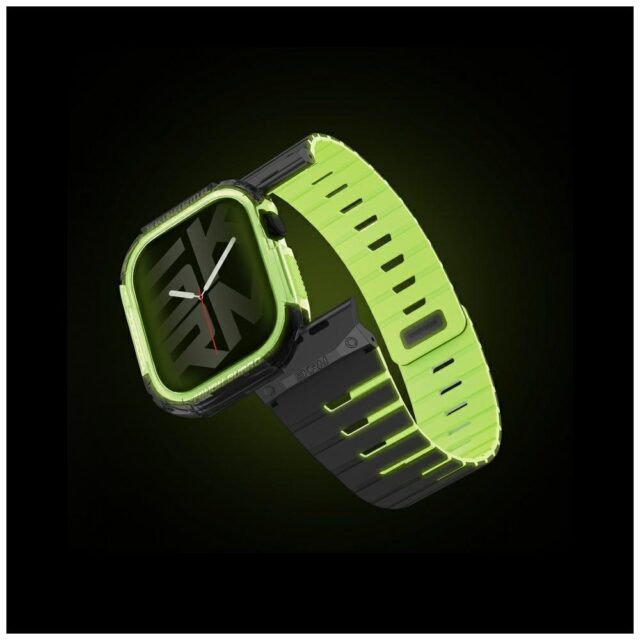 Strap + etui Skinarma Gemini for Apple      Watch 46mm niteglow - imagine 3