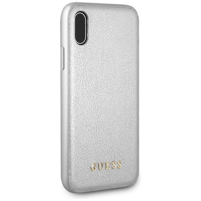 Guess GUHCPXIGLSI iPhone X silver hard case Iridescent - imagine 8