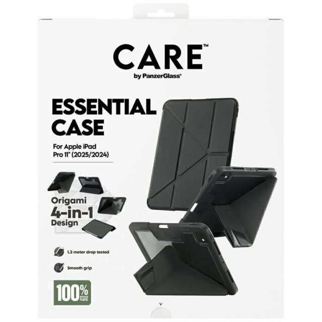 Etui Care by PanzerGlass Y fold do iPad   Pro 11" (2025/2024) czarny - imagine 5