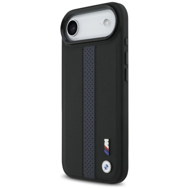 Case BMW M Perforated Stripe Logo MagSafe for iPhone Air blue - imagine 2