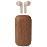 Lexon Speakerbuds Wireless Headphones with Bluetooth Speaker camel LA127C