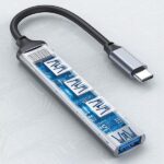 AWEI HUB CL-150T 4xUSB-A black - imagine 5