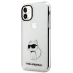 Karl Lagerfeld KLHCN61HNCHTCT iPhone 11/ Xr 6,1" transparent hardcase Ikonik Choupette - imagine 2