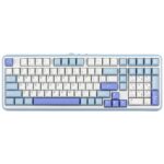 Mechanical keyboard Epomaker TH99 Creamy Jade Switch white-blue