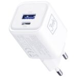 Ładowarka sieciowa 3MK Hyper Charger PD   33W GaN QC4+ PPS AFC FCP SCP USB-A + USB-C biały - imagine 8