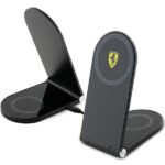 Ferrari foldable cargo. induction 2in1 FECBFMALK 15W black Printed Logo MagSafe