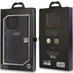 Audi Carbon Fiber iPhone 14 Pro 6.1" black hardcase AU-TPUPCIP14P-R8/D2-BK - imagine 3