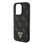 Guess GUHCP16LPG4GPK iPhone 16 Pro 6.3" black hardcase New 4G Triangle - imagine 5