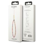 Guess Phone Strap GUSTGMPP multicolor pink Heishi Beads - imagine 3