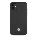 BMW BMHCN61RSWPK iPhone 11 / Xr 6.1" black hardcase Leather Perforate - imagine 3
