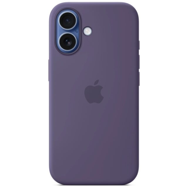 Case Apple Silicone Case MagSafe for iPhone 17 purple - imagine 3