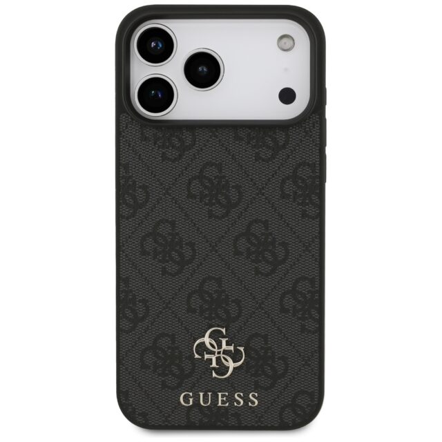 Guess 4G Small Classic Logo MagSafe case for iPhone 17 Pro Max black - imagine 3