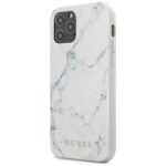 Guess GUHCP12LPCUMAWH iPhone 12 Pro Max 6,7" white hardcase Marble - imagine 3