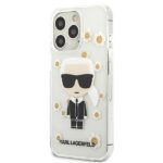 Karl Lagerfeld KLHCP13XHFLT iPhone 13 Pro Max 6,7" transparent Flower Ikonik Karl - imagine 2