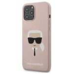 Karl Lagerfeld KLHCP12LSLKHLP iPhone12 Pro Max 6,7" light pink hardcase Silicone Karl`s