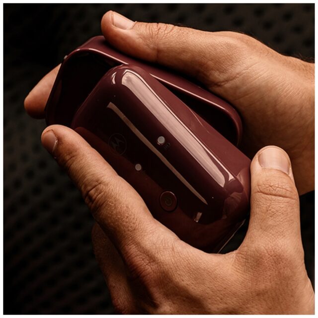 Electronic nanny Motorola PIP12 Travel Audio black-burgundy - imagine 5