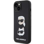 Karl Lagerfeld KLHCP15MSDHKCNK iPhone 15Plus / 14 Plus 6.7" black Silicone Karl&Choupette Hea - imagine 2