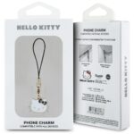 Hello Kitty HKCPMKHK Phone  Strap black Charm Kitty Head - imagine 3
