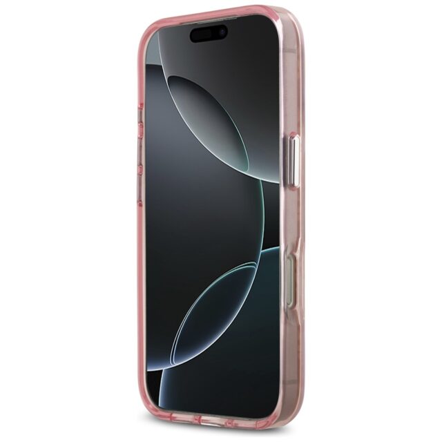 Case Karl Lagerfeld IML Choupette Head   Logo MagSafe for iPhone 17 Pro pink - imagine 5