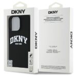DKNY DKHMP16XSNYACH iPhone 16 Pro Max 6.9" black hardcase Silicone White Printed Logo MagSafe - imagine 8