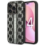 Karl Lagerfeld KLHCP14XPGKLSKG iPhone 14 Pro Max 6,7" hardcase grey Monogram Stripe