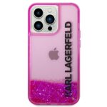 Karl Lagerfeld KLHCP14LLCKVF iPhone 14 Pro 6,1" pink hardcase Liquid Glitter Elong - imagine 3