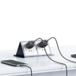 USAMS Cable USB to USB-C 3A 1.2mFast Charging steel/tarnish SJ718USBSG01 (US-SJ718) - imagine 4