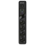 Proove Power Strip 2m 3000W Power Socket P-04 (4xAC + 4xUSB + 2xType-C) black