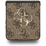 Guess Big 4G Logo Classic Logo Case for Samsung Galaxy Z Flip7 Brown - imagine 5