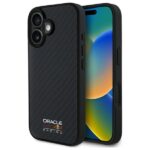 Red Bull RBHMP16S24CFILSK iPhone 16 6.1" hardcase black Carbon Fiber Shiny Logo MagSafe